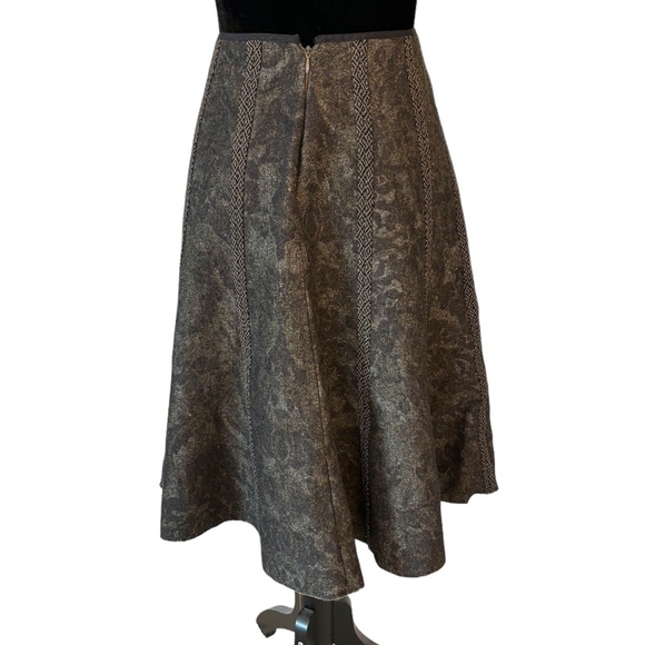 Elie Tahari Silk Detailed Full Skirt - Picture 5 of 10